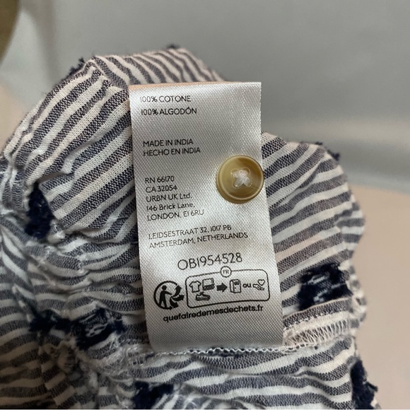 Anthropologie Pilcro Ruffle Balloon Long Sleeve Top Shirt Drawstring Boho XXS - Picture 8 of 12